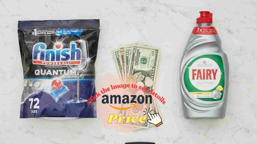 Finish Quantum vs Fairy Platinum price gap — $0.28 per tab at Walmart versus $2+ per tab from UK import shops.