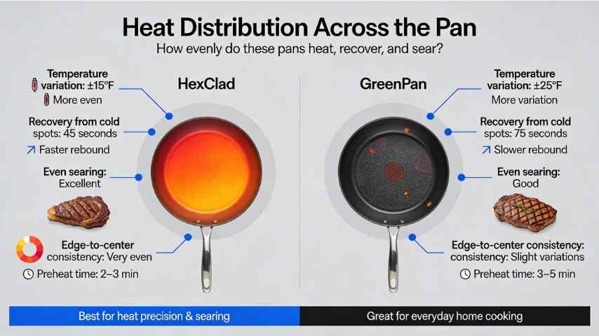 Heat Distribution Across the Pan