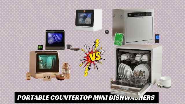 Top  5 Portable Countertop Mini Dishwashers I love Most