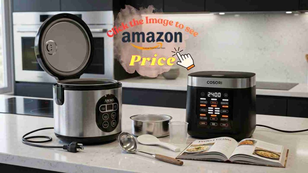 Aroma premium stainless steel build with removable cord versus Cosori modern black plastic design and fixed cord