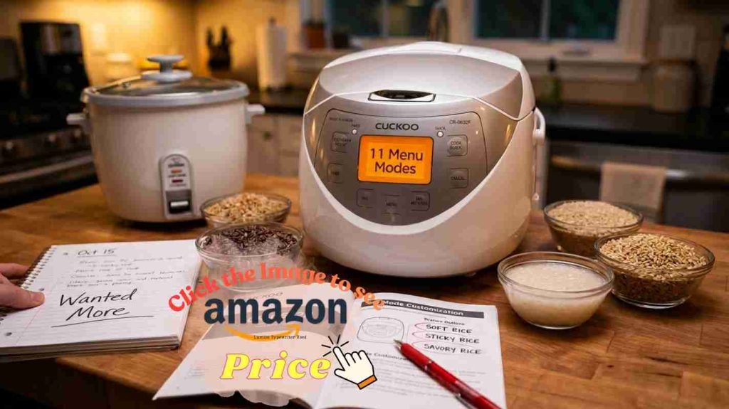CUCKOO CR-0632F 11 menu modes My Mode texture control satisfies desire for grain versatility