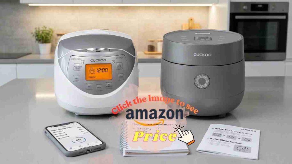 CUCKOO CR-0632F CR-0675FG tie with My Mode texture control delay timer auto-clean and smart customization features
