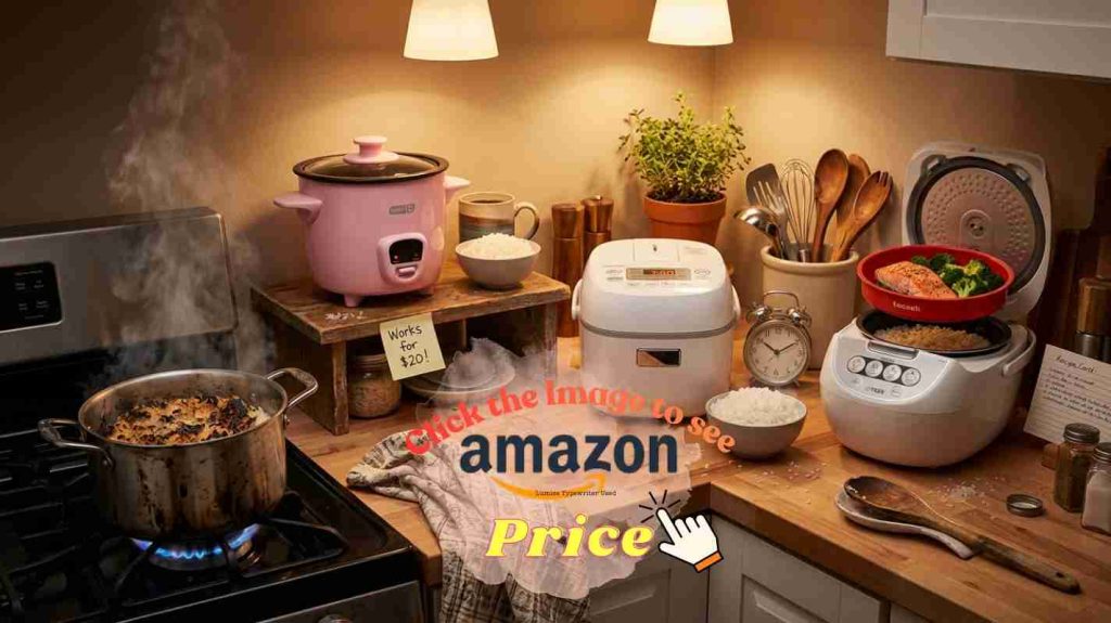 Personal cooking journey: from burnt pot to Dash Mini, Toshiba timer, Tiger Tacook meals