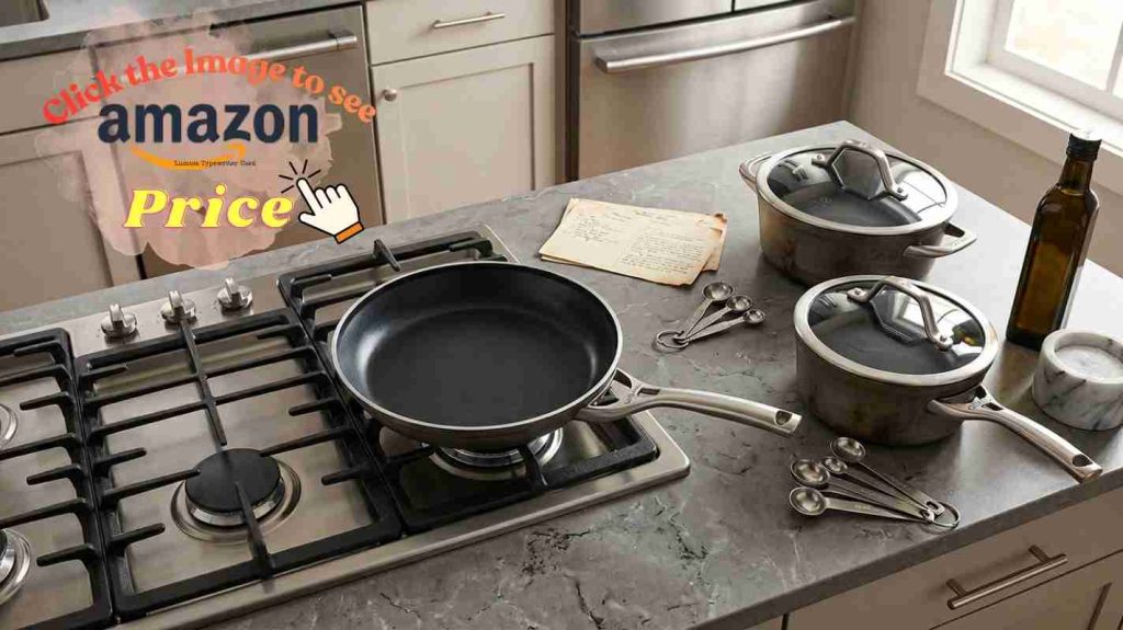 T-Fal shows wear after daily use, while Calphalon stays flat, tight, and smooth over time.