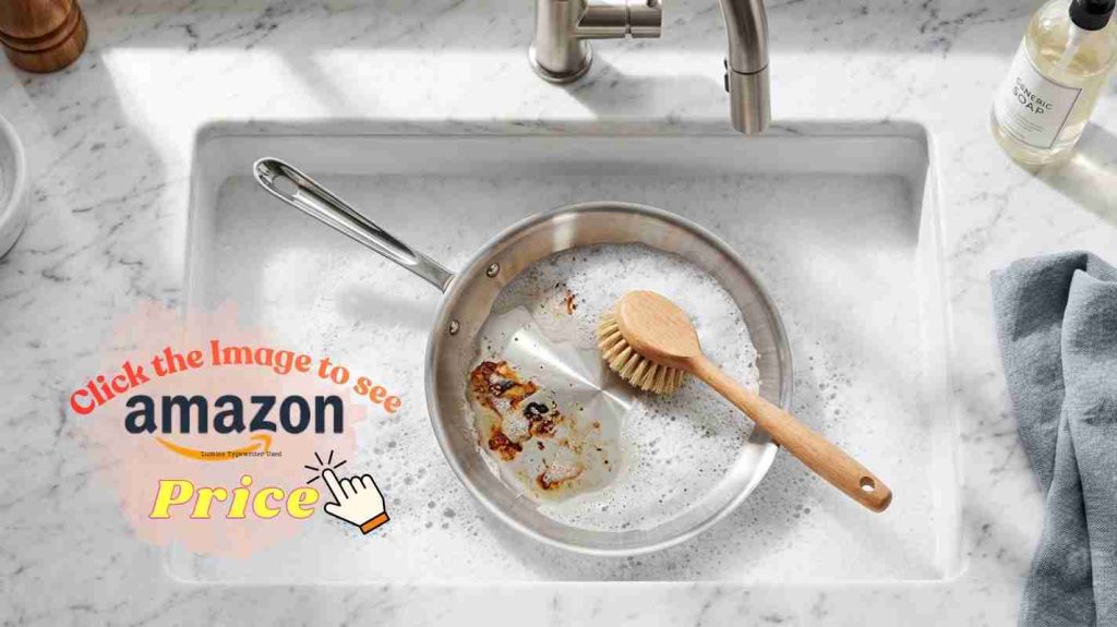 Tramontina Tri-Ply Clad and All-Clad D3 pans highlight cleaning, water spots, and rivet care well.