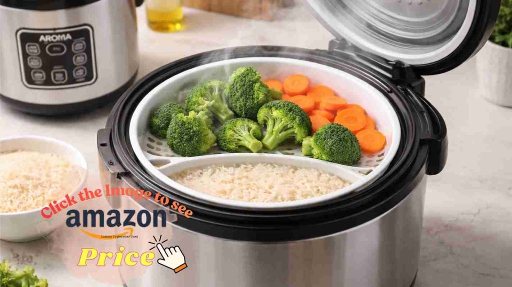 AROMA and Hamilton Beach rice cooker steam trayok