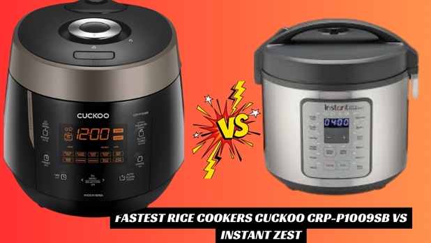 Fastest rice cookers Cuckoo CRP-P1009SB vs Instant Zest