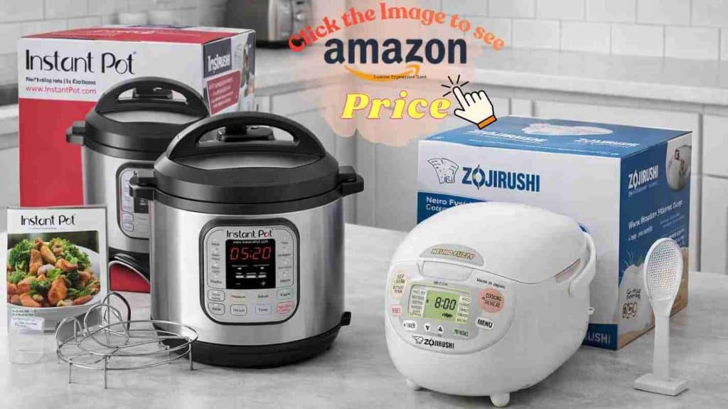 Instant Pot costs beside budget Rice Cooker value.