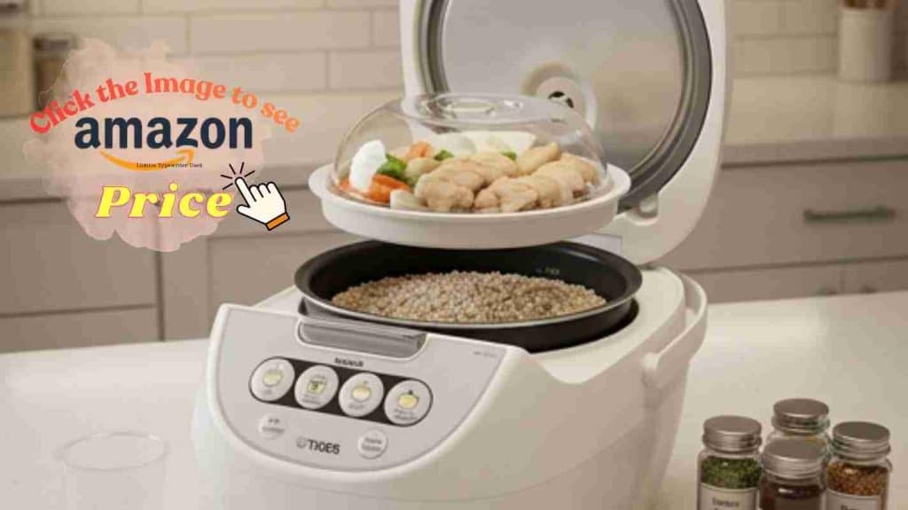 Tiger Tacook setup: tray pot lid steam plate