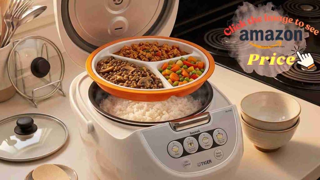 Tiger dinner finish: rice pot Tacook tray lid