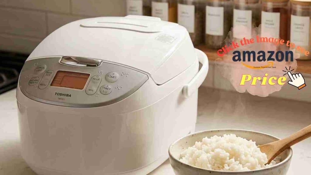 Toshiba cooker showing quick thirty minute setting