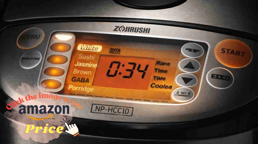 Zojirushi NP-HCC10 smart preset control panel modes