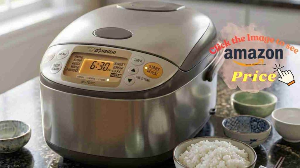 Zojirushi cooker set to reheat next-day moist rice