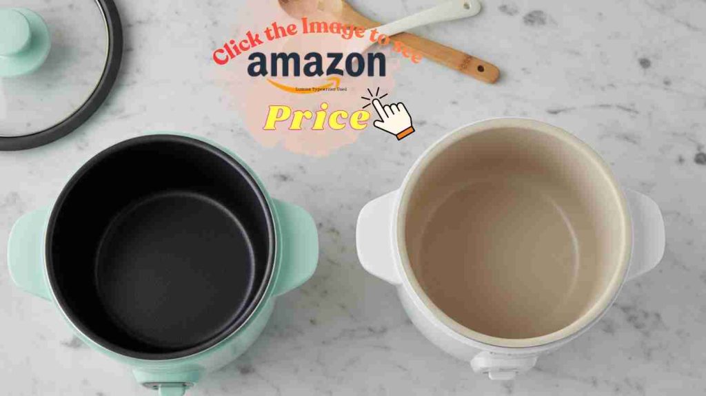 Dash and Imusa pots showing their nonstick surface