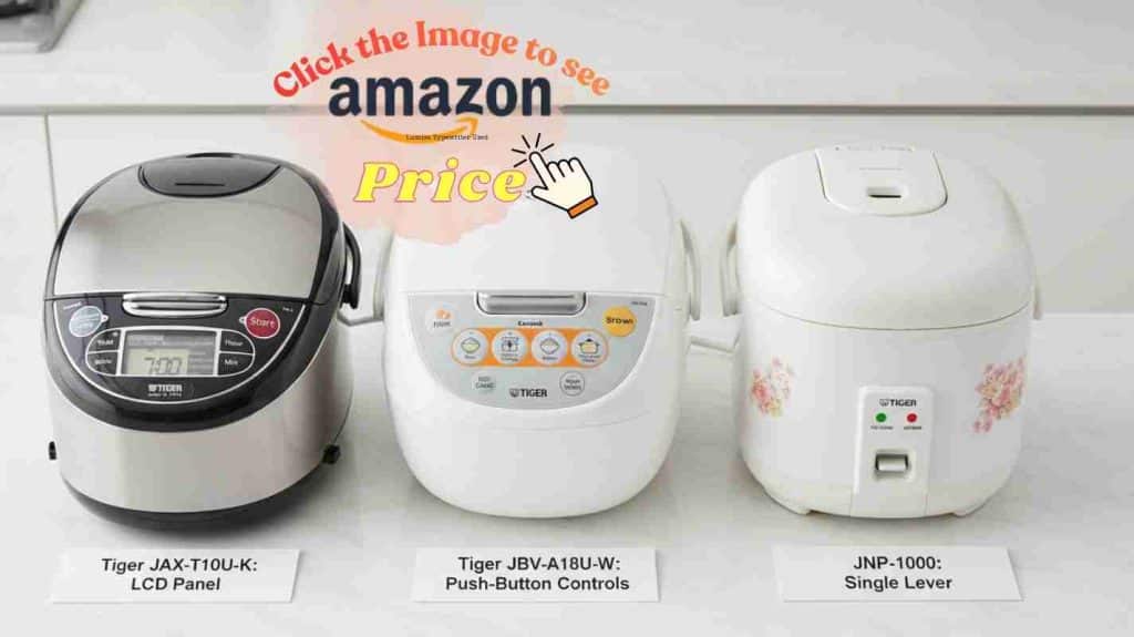 Tiger JAX LCD, JBV push button, JNP single lever