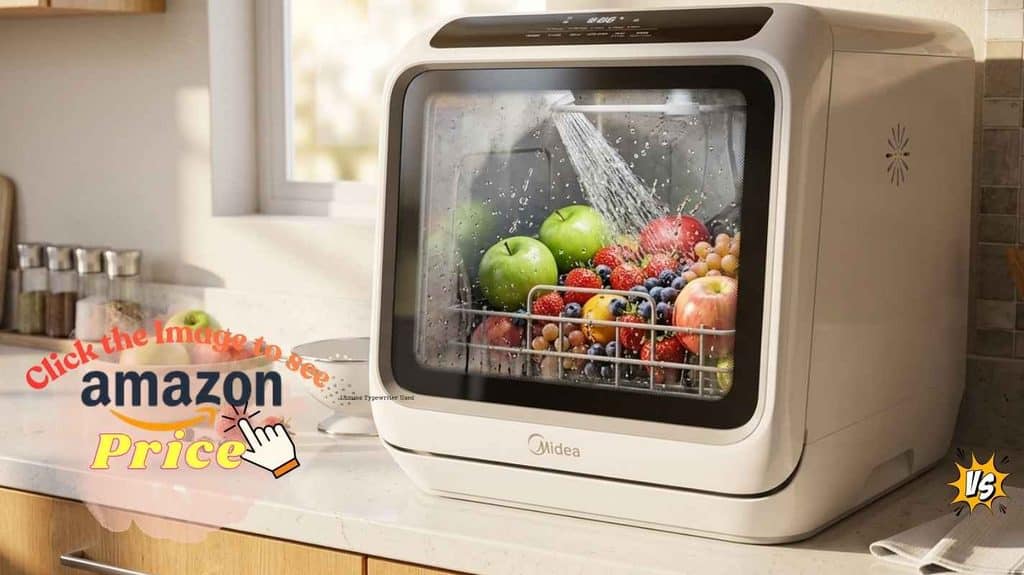 Midea Tank dishwasher fruit wash in progress.