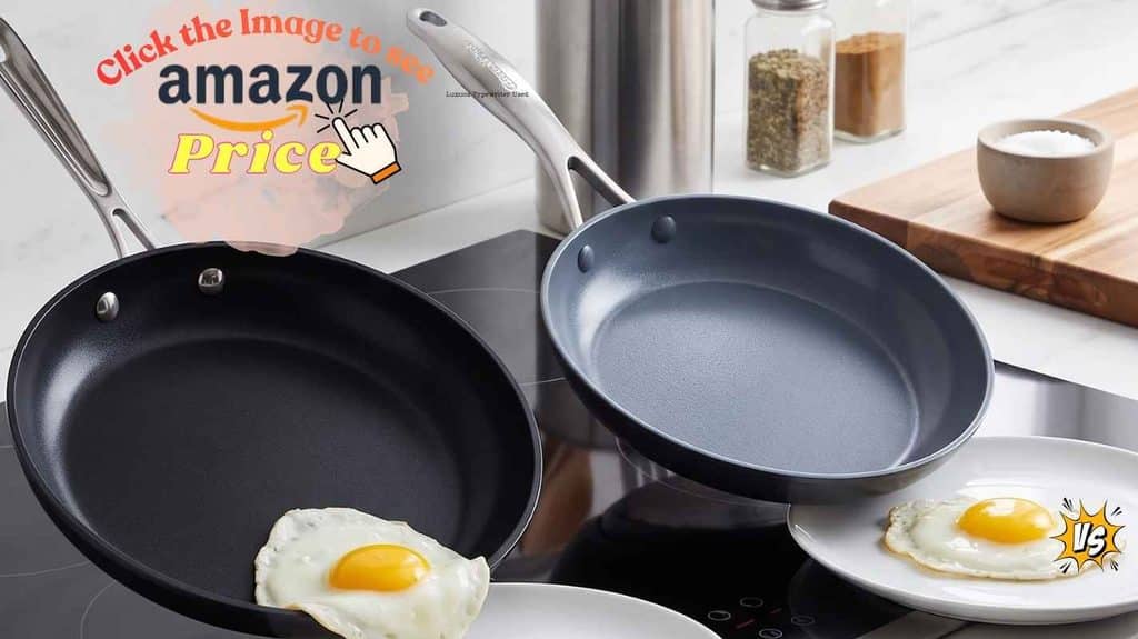 GreenPan vs. All-Clad coatings releasing an egg.