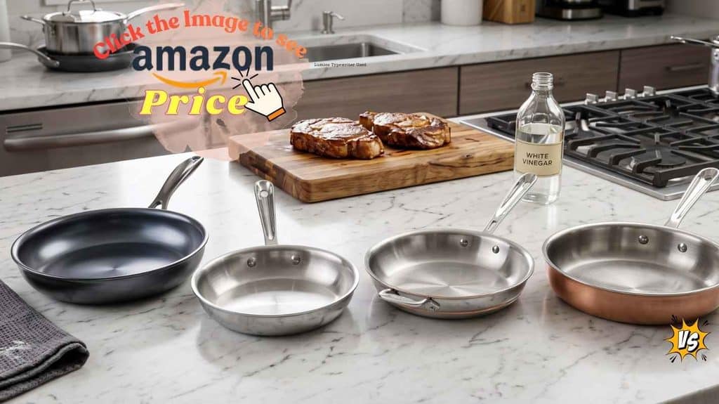 Hestan NanoBond and All-Clad copper and steel pans