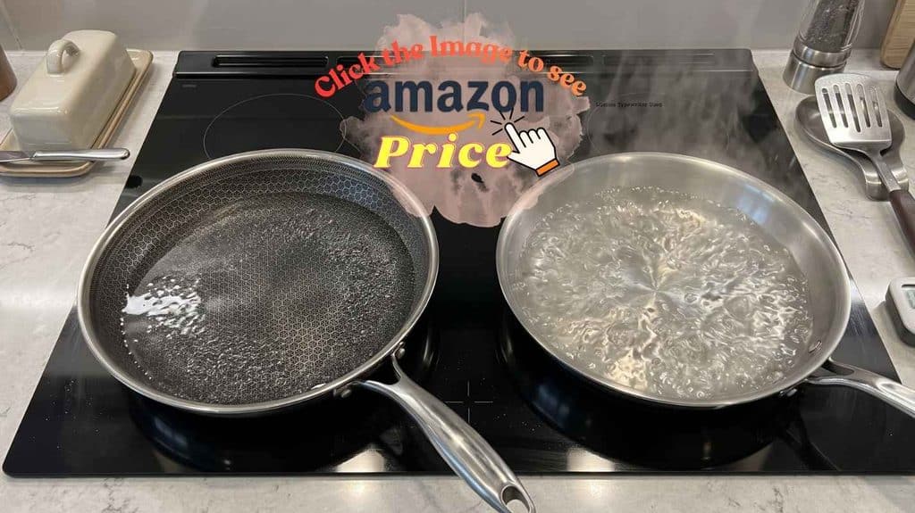 Made In 5-ply pan boils water faster than HexClad.