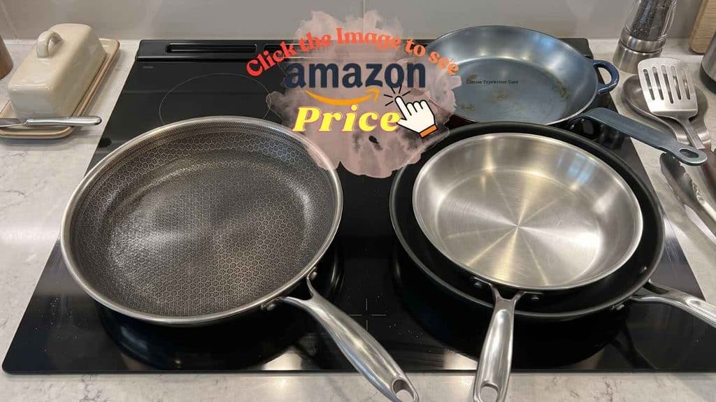 Made In cookware variety vs single HexClad hybrid.
